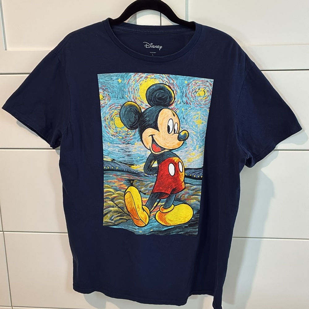 Disney Mickey Mouse van Gogh T-shirt
Size large